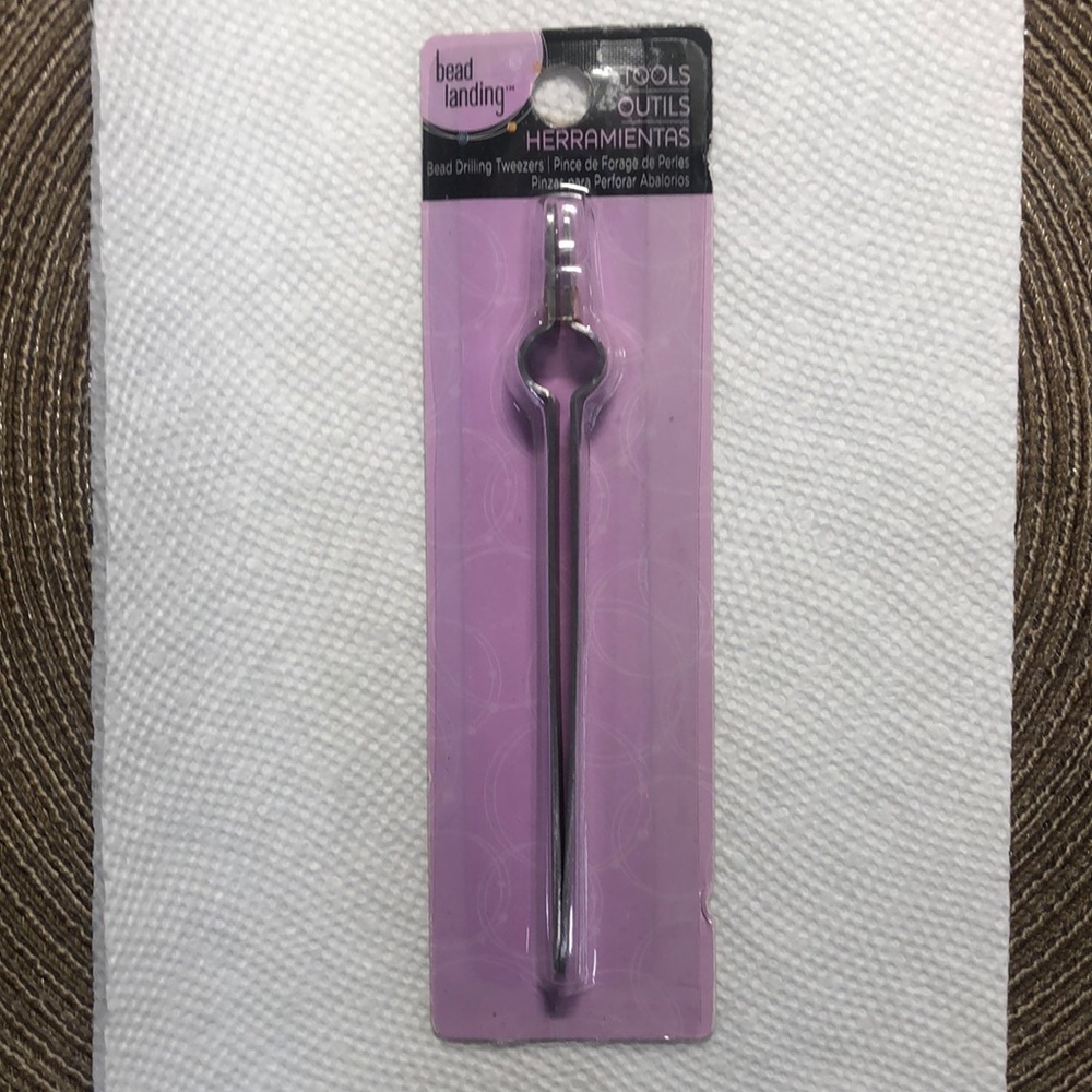 Bead Drilling Tweezers - Bead Landing Jewelry Making Tools